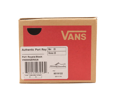 Vans Authentic Classic Sneakers — Port Royale/Black Low-Top
