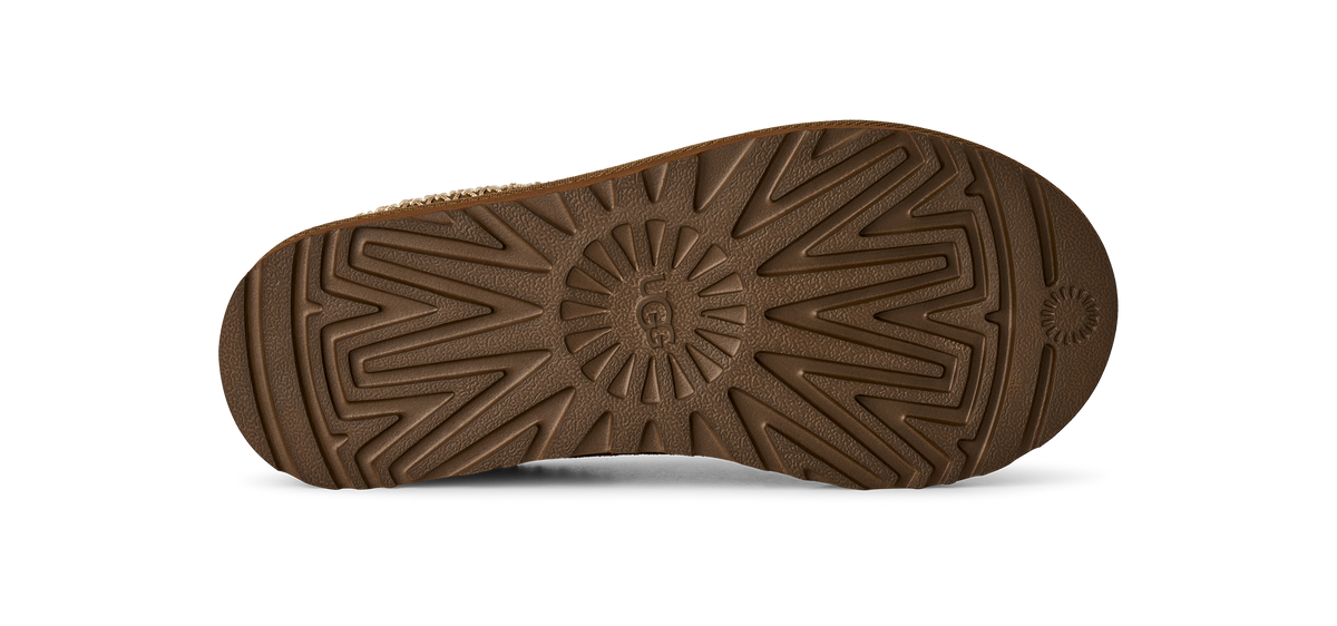UGG Tasman II Womens Slippers — Light Bronze Suede