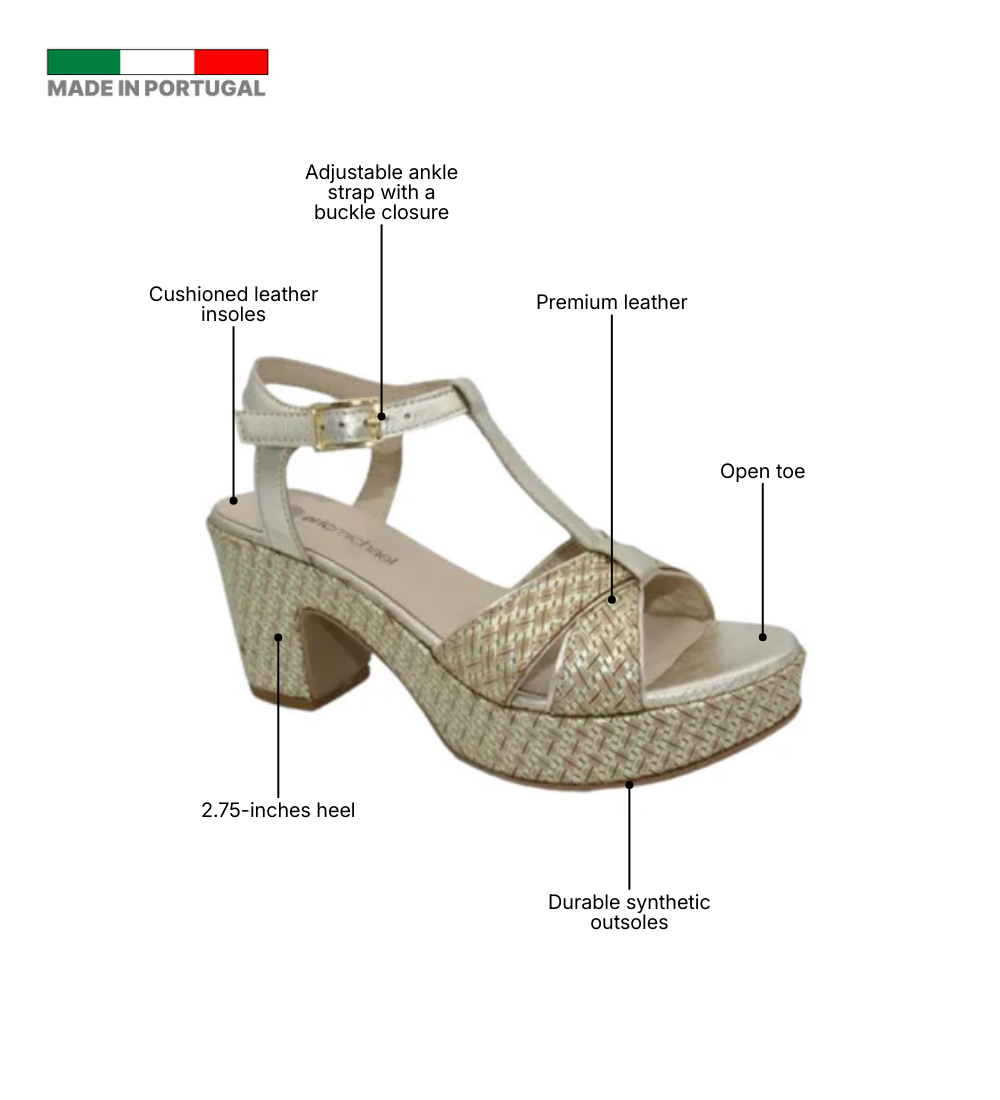 Eric Michael Valencia Retro Platform Sandal