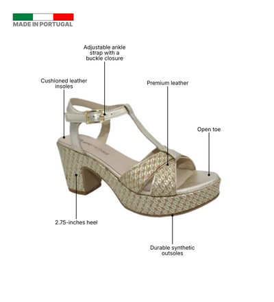 Eric Michael Valencia Retro Platform Sandal