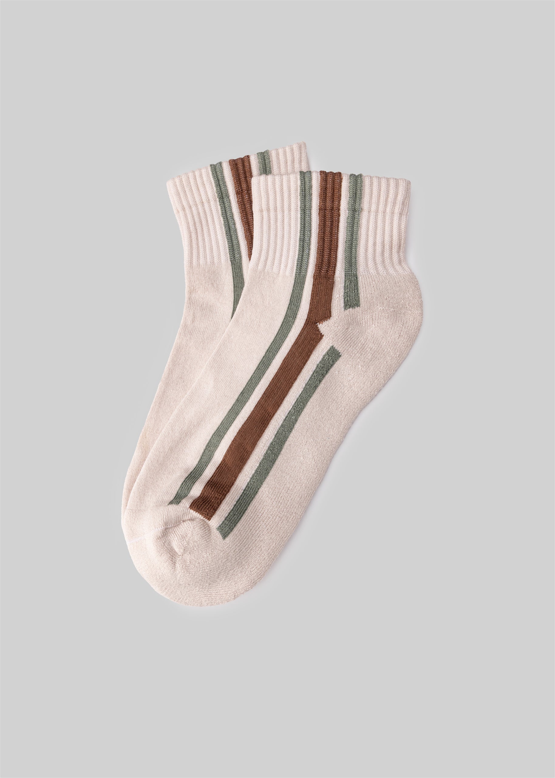 American Trench The Vertical Stripe Quarter Crew front view