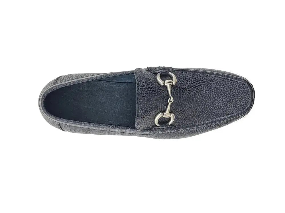 Carrucci Shoes Victor Horsebit Loafer Pebble Grain Leather KL201 01 view 21