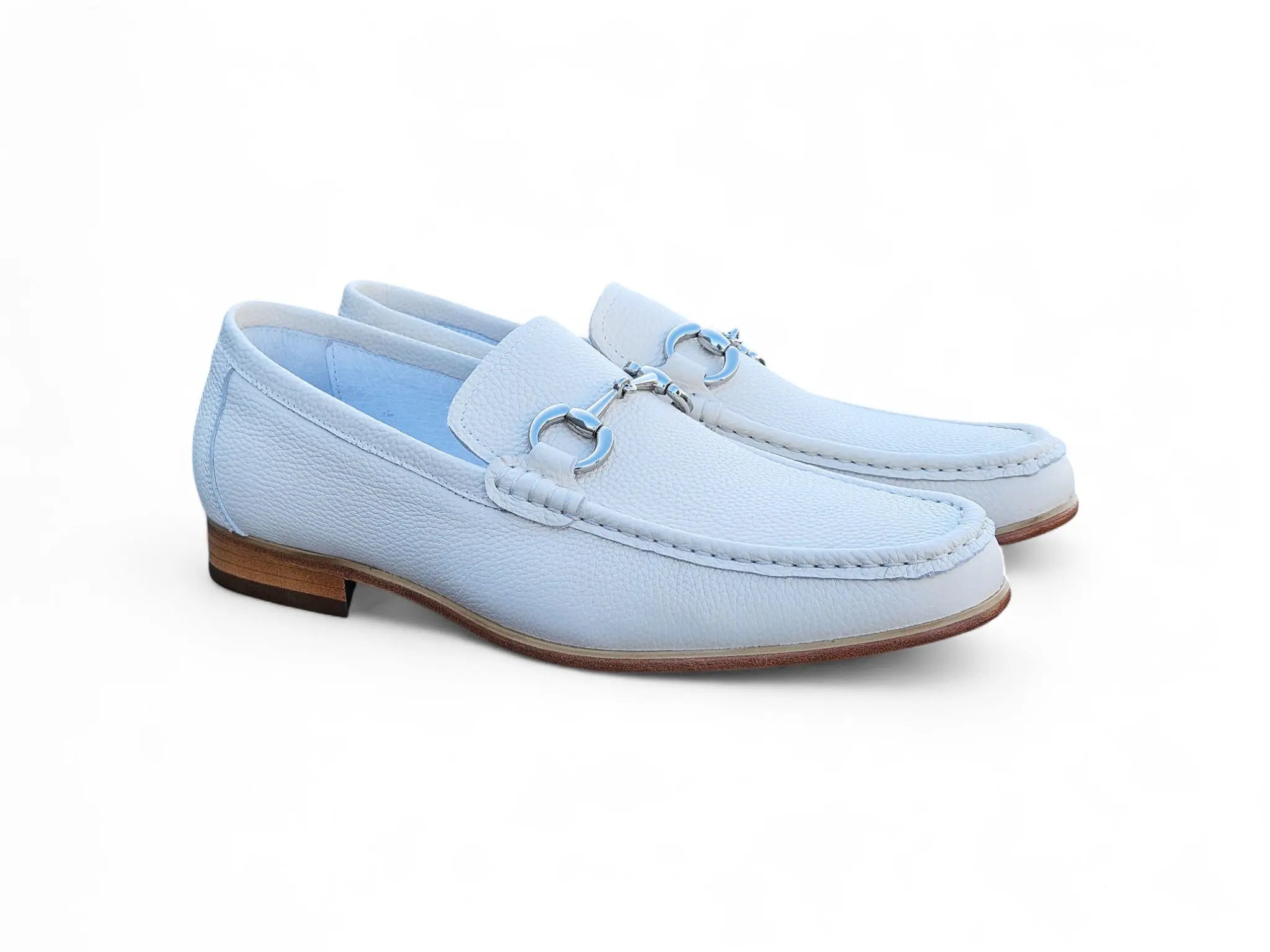 Carrucci Shoes Victor Horsebit Loafer Pebble Grain Leather KL201 01 view 10