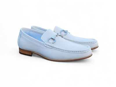 Carrucci Shoes Victor Horsebit Loafer Pebble Grain Leather KL201 01 view 10