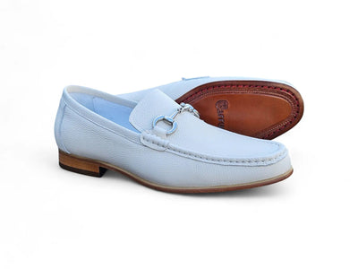 Carrucci Shoes Victor Horsebit Loafer Pebble Grain Leather KL201 01 view 11