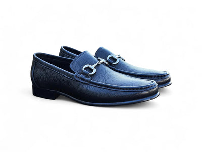 Carrucci Shoes Victor Horsebit Loafer Pebble Grain Leather KL201 01 view 14