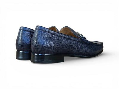 Carrucci Shoes Victor Horsebit Loafer Pebble Grain Leather KL201 01 view 7