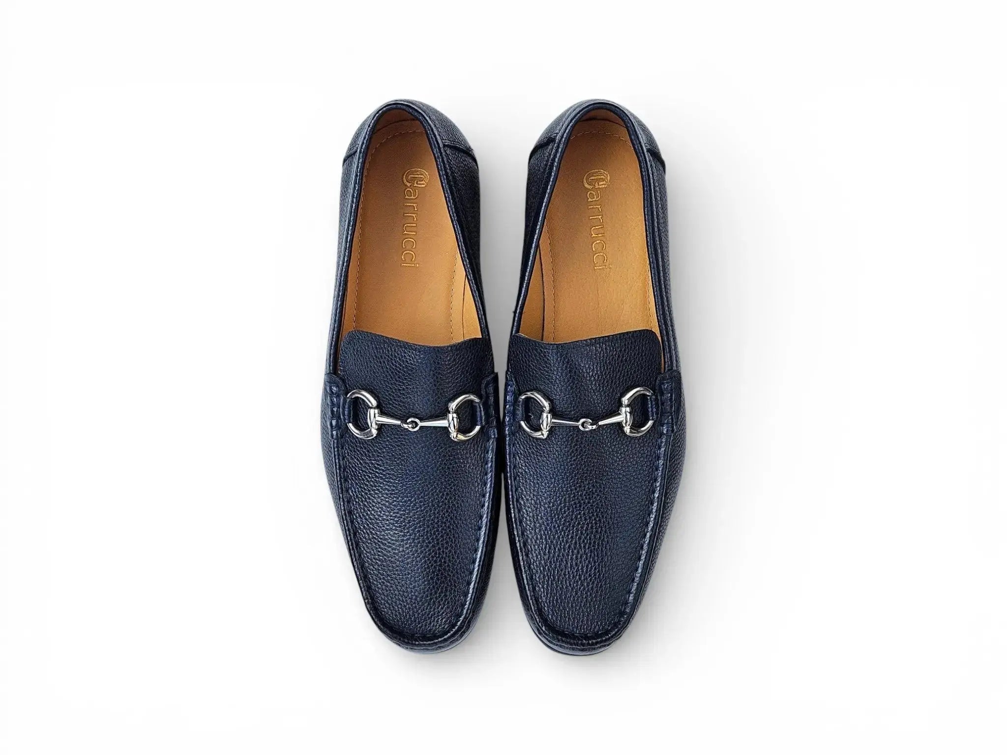 Carrucci Shoes Victor Horsebit Loafer Pebble Grain Leather KL201 01 view 8