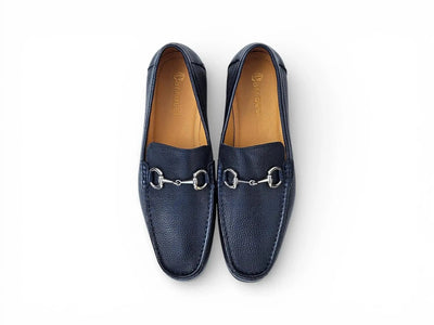 Carrucci Shoes Victor Horsebit Loafer Pebble Grain Leather KL201 01 view 8