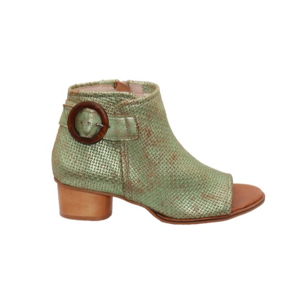 Eric Michael Vienna Women’s Laser-Cut Block Heel Sandal