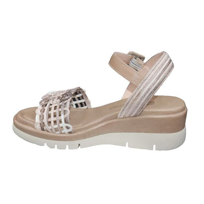 Eric Michael Vivian Women’s Leather Wedge Sandal