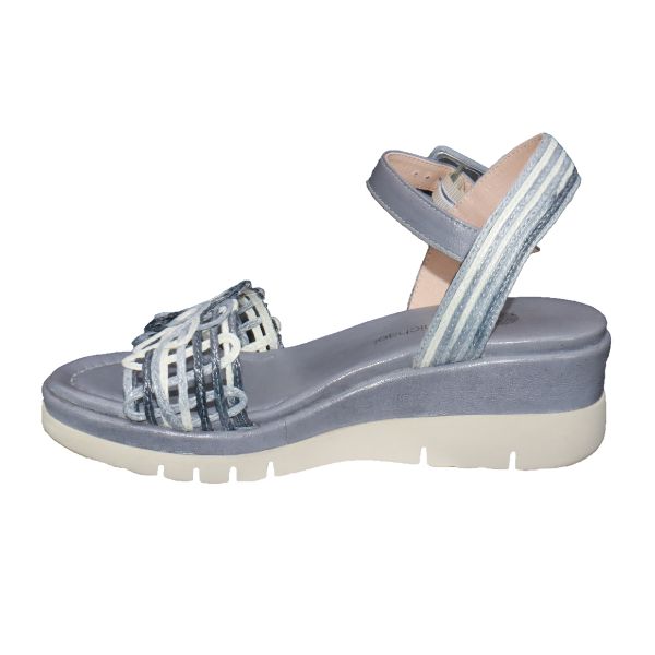 Eric Michael Vivian Women’s Leather Wedge Sandal
