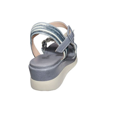 Eric Michael Vivian Women’s Leather Wedge Sandal