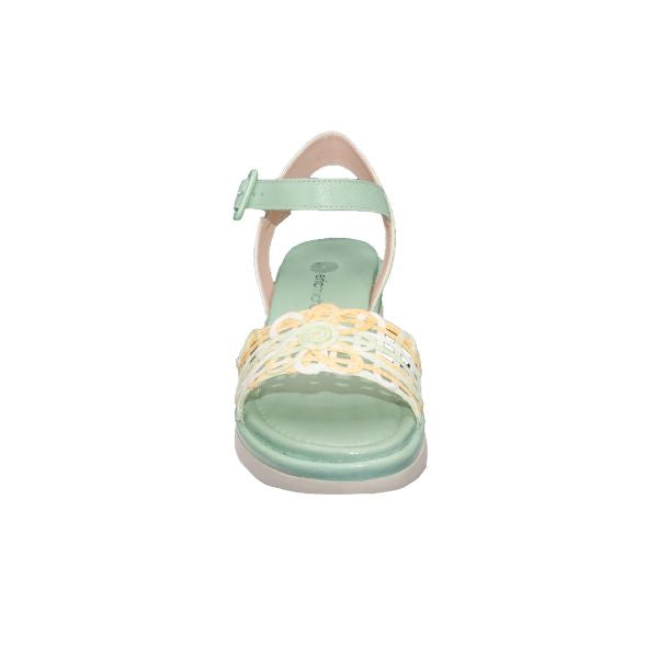 Eric Michael Vivian Women’s Leather Wedge Sandal