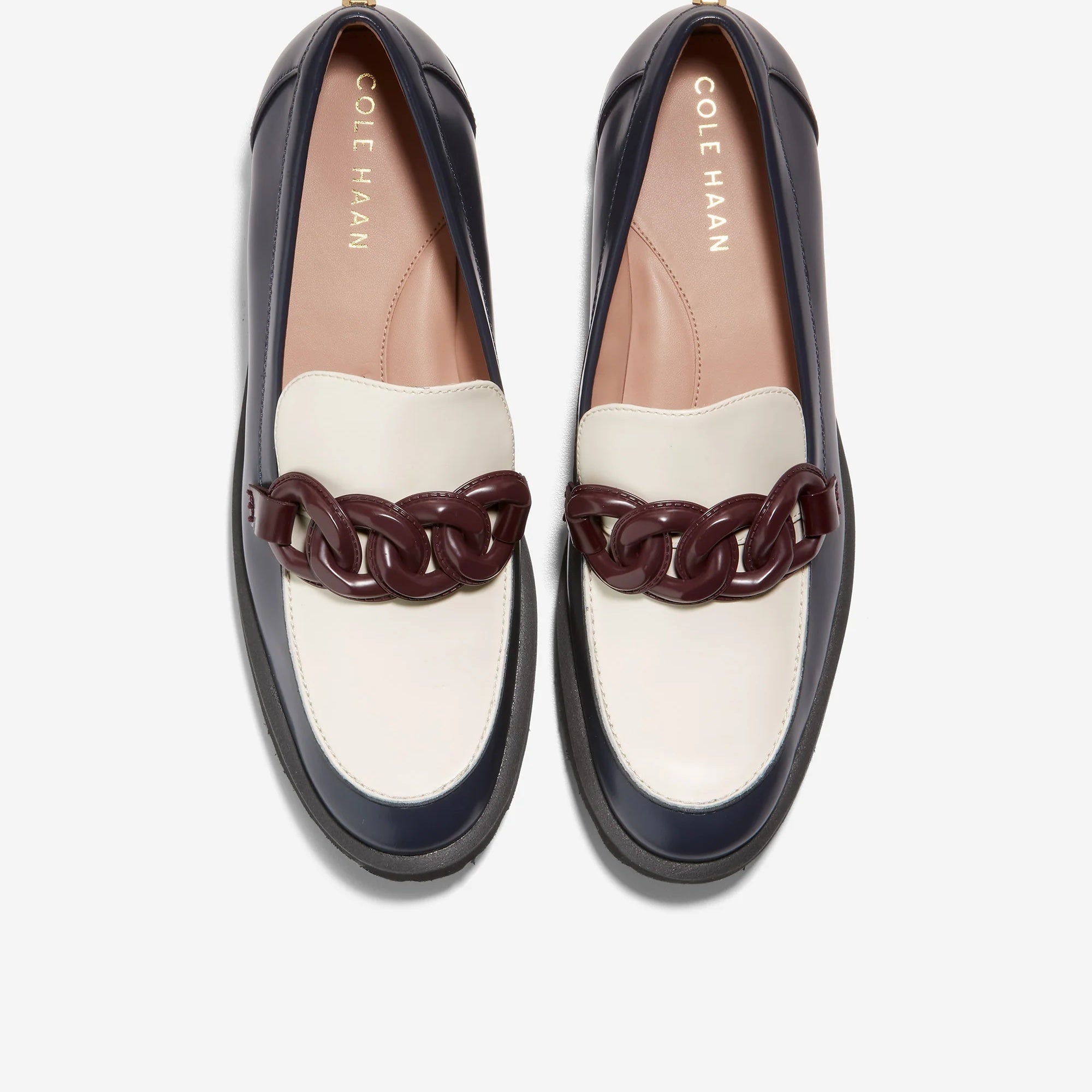 [W27249] WOMENS COLE HAAN GENEVA CHAIN LOAFER