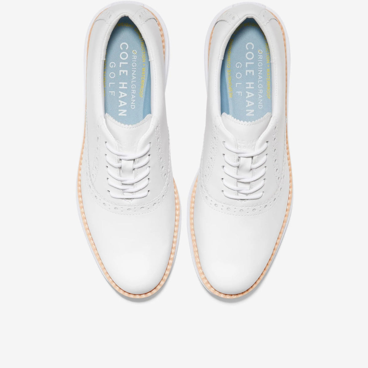 [W27601] WOMENS COLE HAAN ØRIGINALGRAND SHORTWING OXFORD WATERPROOF GOLF SHOE