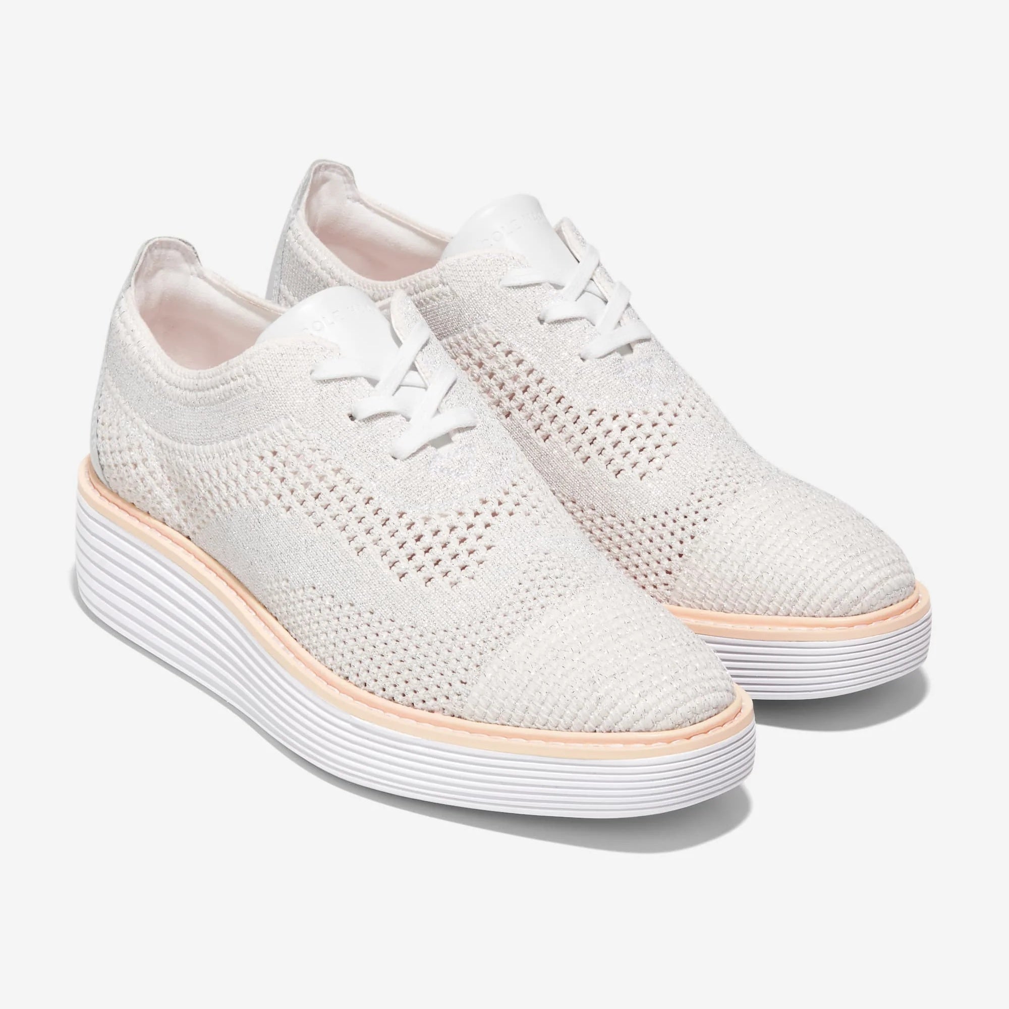 [W28116] WOMENS COLE HAAN ØRIGINALGRAND PLATFORM WINGTIP OXFORDS