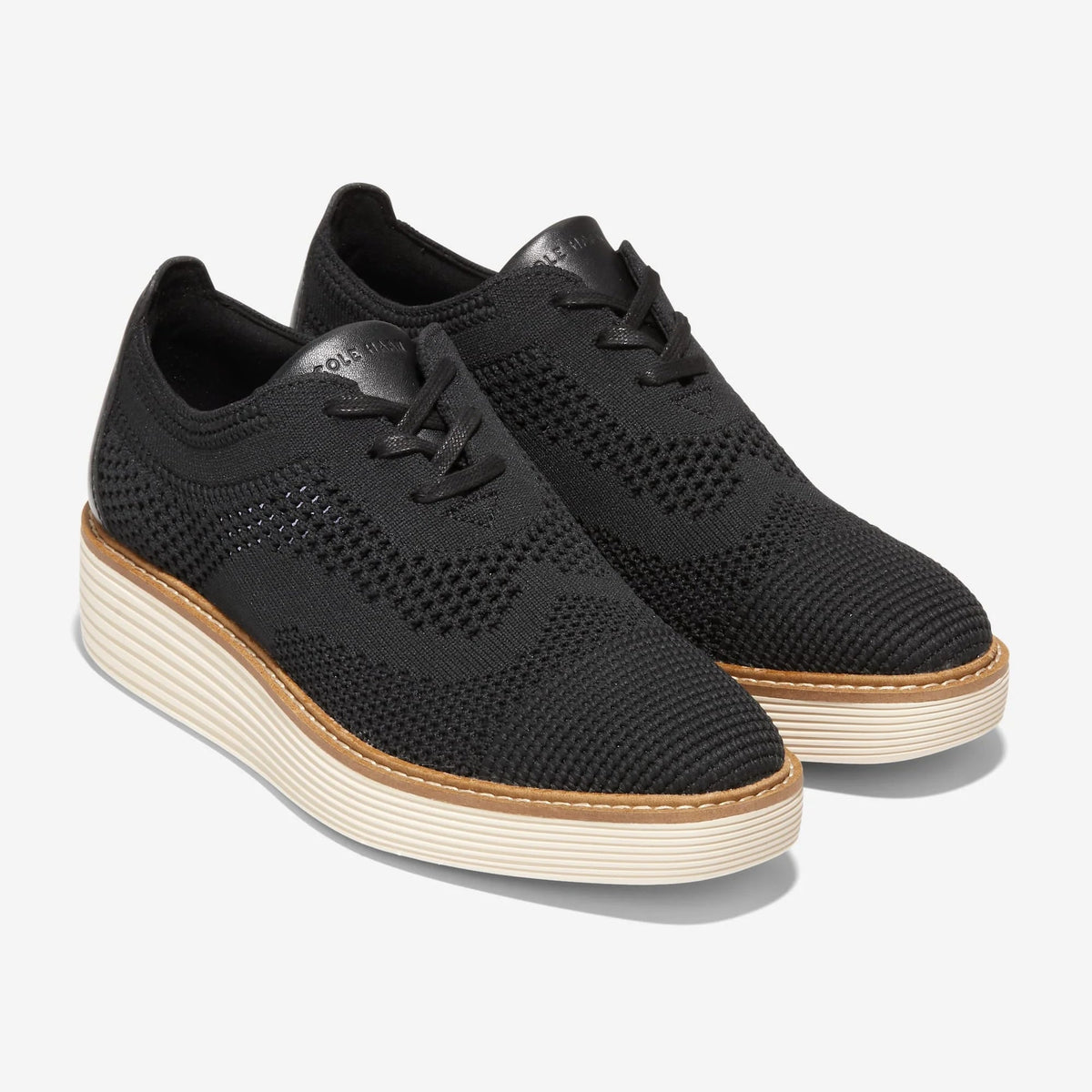 [W28352] WOMENS COLE HAAN ØRIGINALGRAND STITCHLITE PLATFORM WINGTIP OXFORDS
