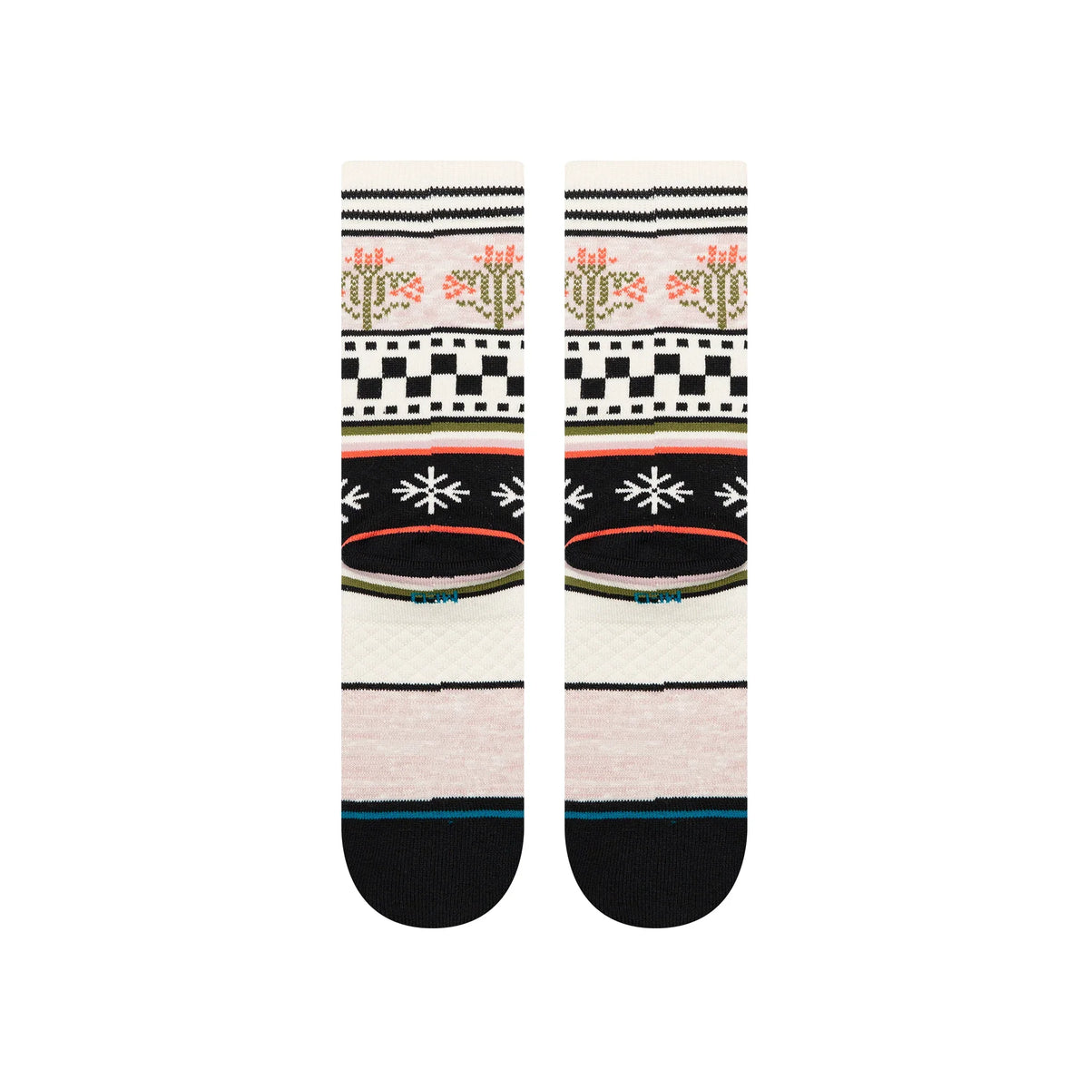Stance Winterbloom Crew Sock - Lilac