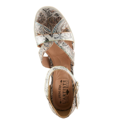 L'ARTISTE WALTZ-FLEUR SANDALS
