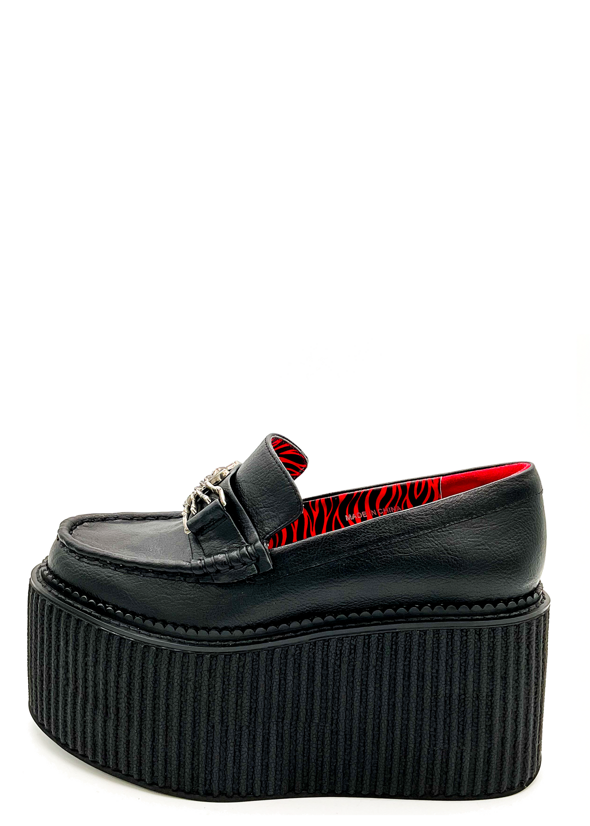 Charla Tedrick  Widow Platform Loafer – side view