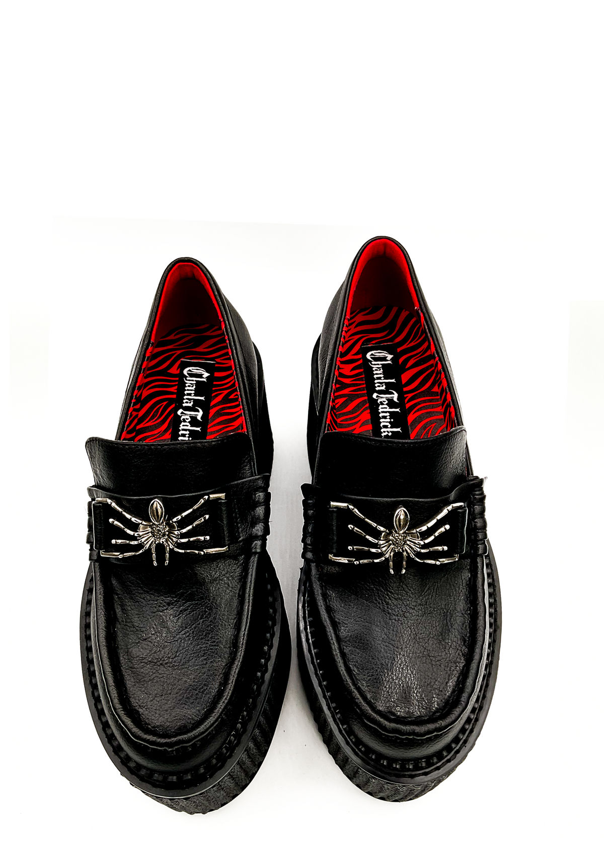 Charla Tedrick  Widow Platform Loafer – top view