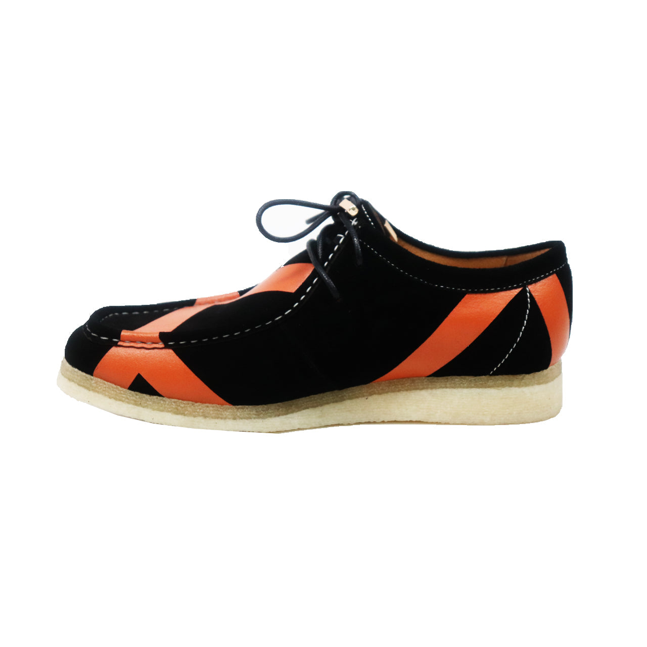 British Walkers Walker Men's Low Stripe Casual Shoes with Crepe Sole view 4
