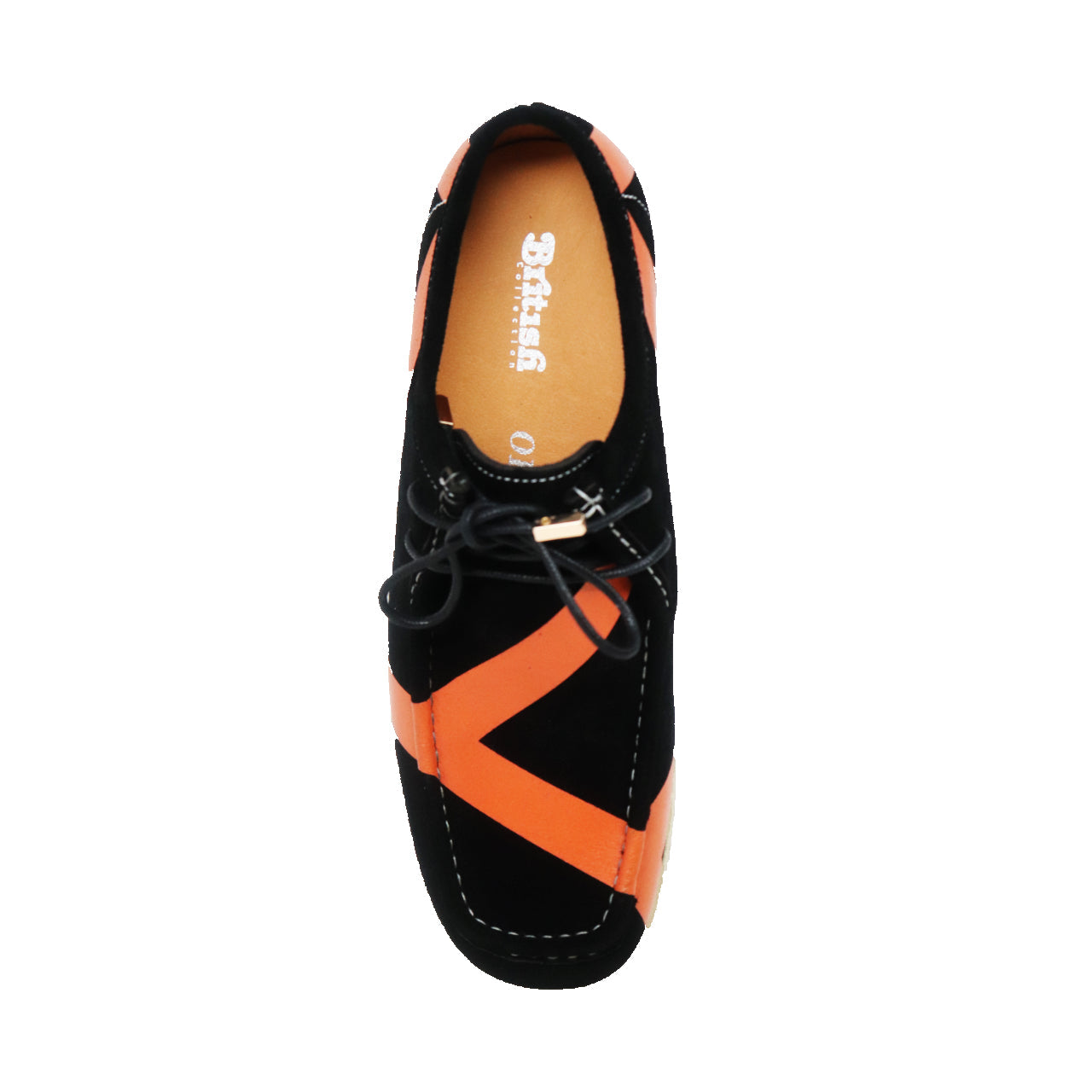 British Walkers Walker Men's Low Stripe Casual Shoes with Crepe Sole view 7
