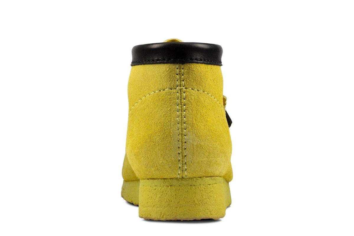 Clarks Originals Wallabee Boots Men’s Lime Yellow Suede 26162470