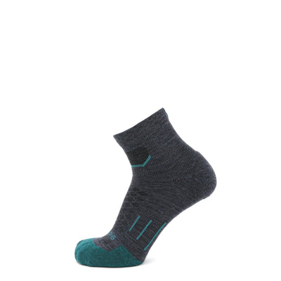 3 Pack Wave - Run 1/4 Crew Lightweight Merino Wool Sock