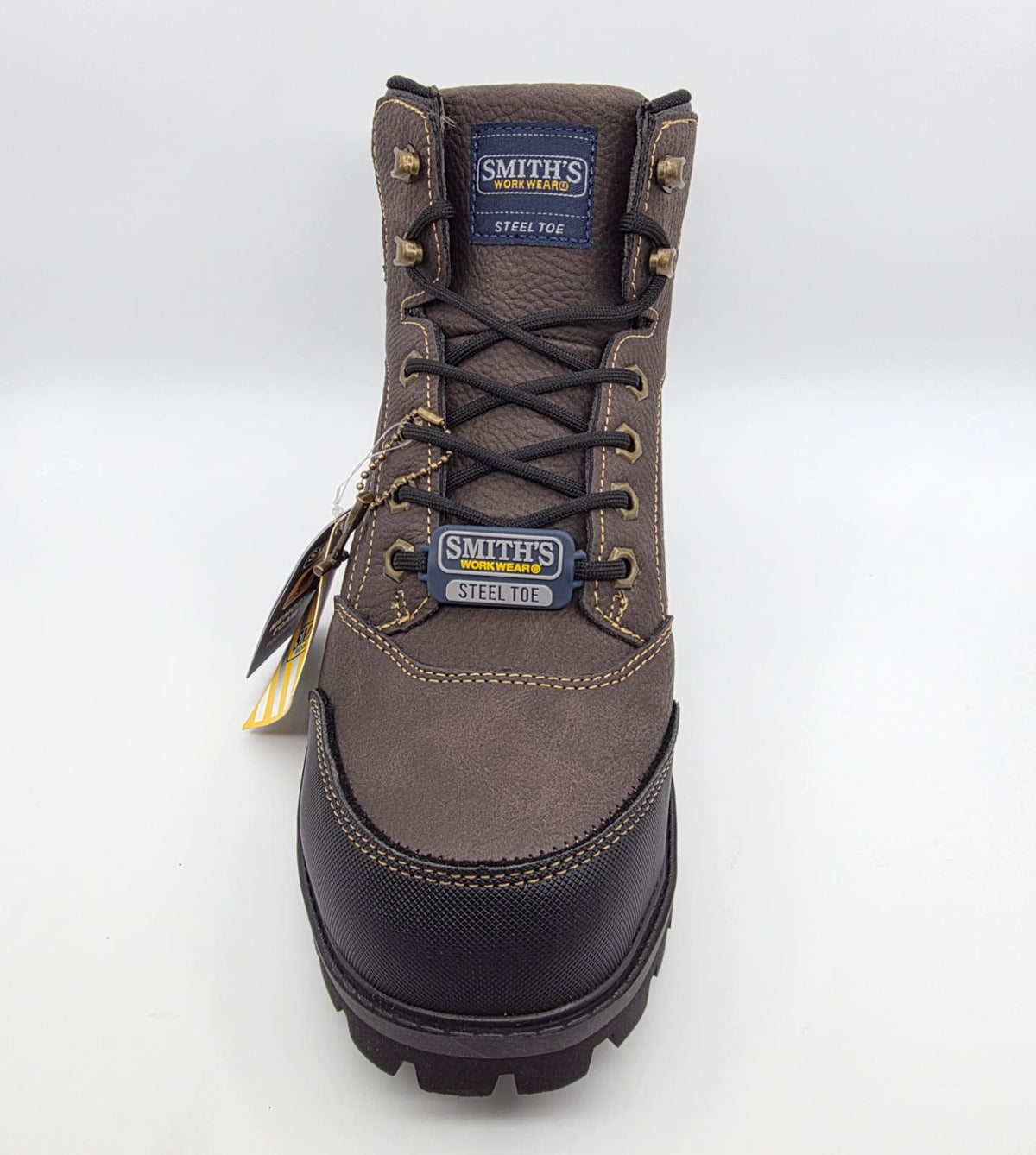 Steel Toe "Smith's Work Wear Barwick" SA724021 BROWN – Sole and Construction Detail
