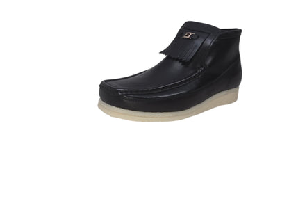 British Walkers Fringe Empire Men's Premium Full Leather Chukka Boots Crepe Sole Handcrafted