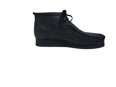 British Walkers New Castle Dual Exotic Men's Limited Edition Ostrich and Crocodile Print Leather Chukka Boot