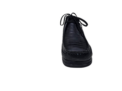 British Walkers New Castle Dual Exotic Men's Limited Edition Ostrich and Crocodile Print Leather Chukka Boot
