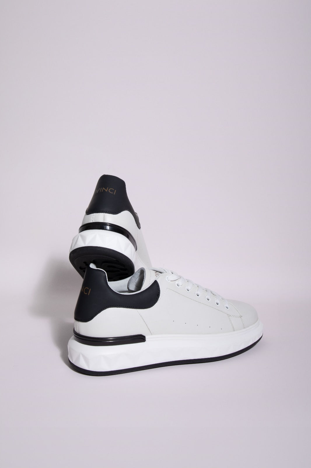 Vinci Leather The Linq White Leather Men Sneaker – product view 15