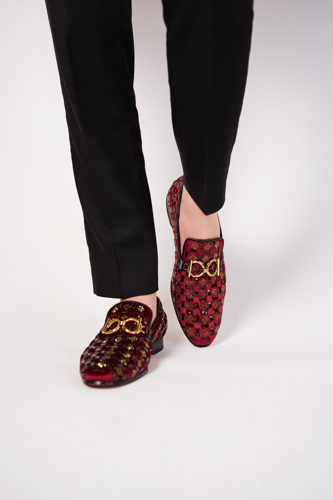 Vinci Leather The Vicino Shoe Burgundy Bit Dress Loafer Limited Edition Men Shoe – product view 8