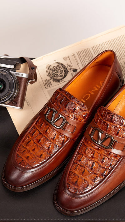 Amsterdam Tan Bit Loafer Men Shoe