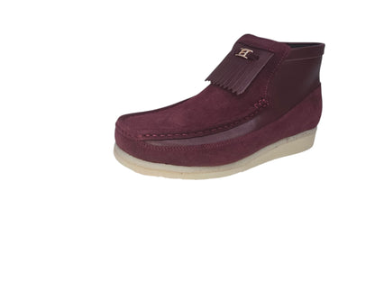 British Walkers Fringe Empire Men's Premium Full Leather Chukka Boots Crepe Sole Handcrafted