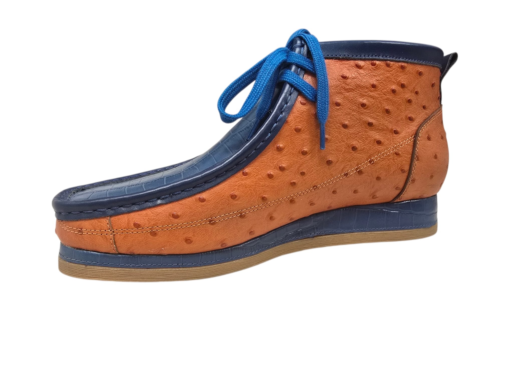 British Collection New Castle Signature Dual Exotic Leather Men’s Chukka Boot