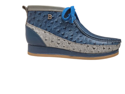 British Collection New Castle Signature Dual Exotic Leather Men’s Chukka Boot