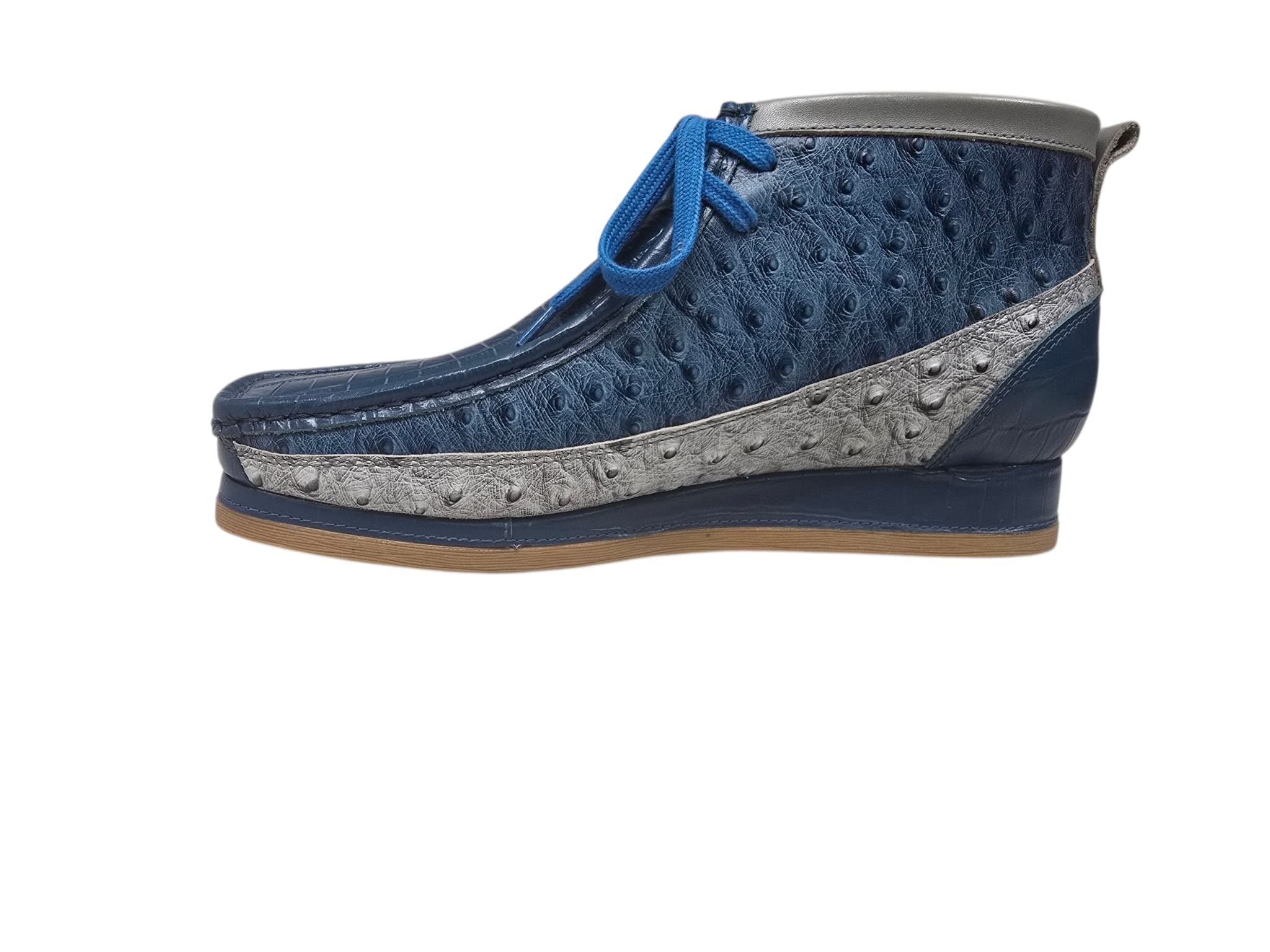 British Collection New Castle Signature Dual Exotic Leather Men’s Chukka Boot
