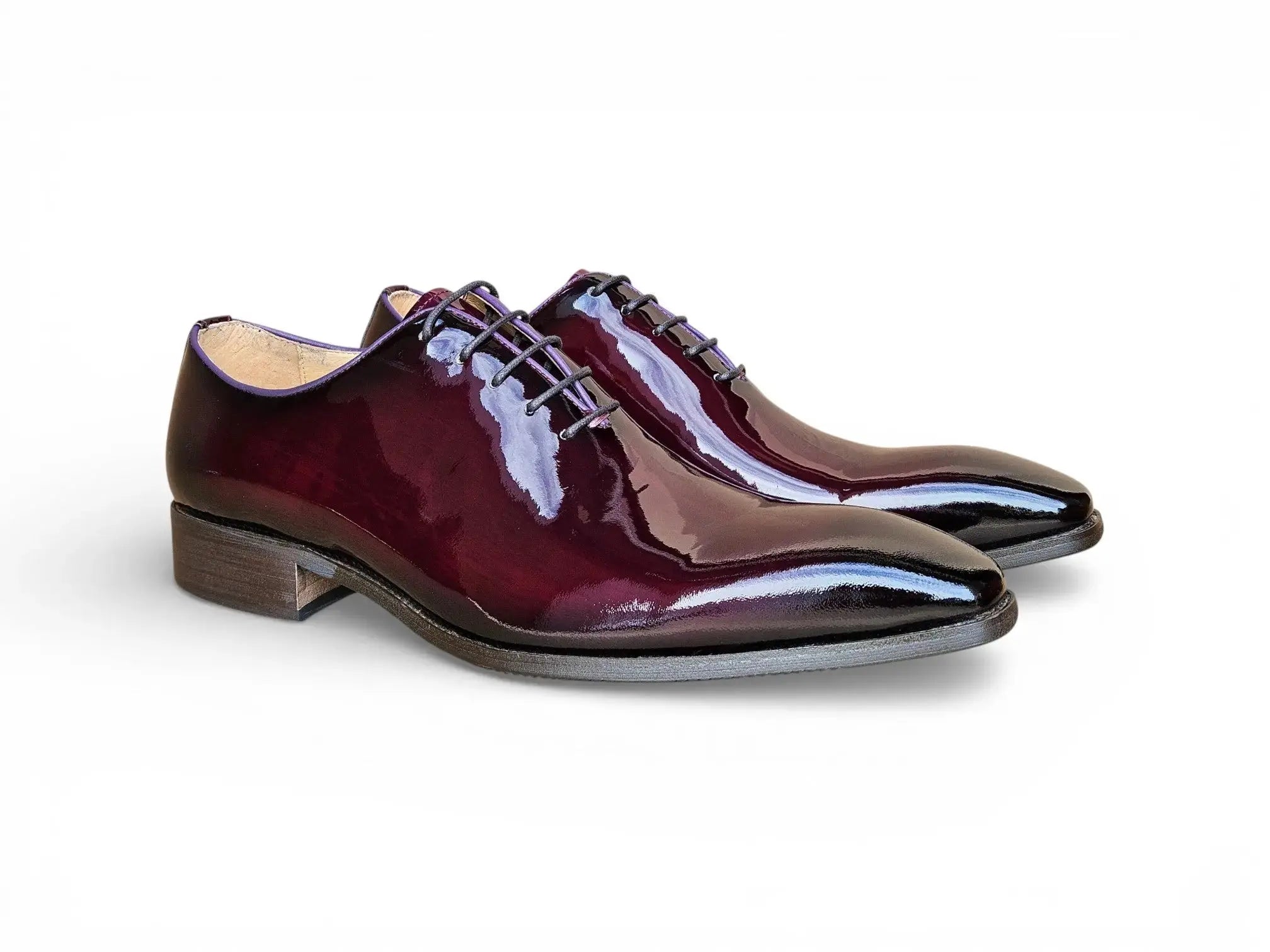 Carrucci Shoes KS Wholecut Burnished Oxford Patent Leather KS503 101P view 25