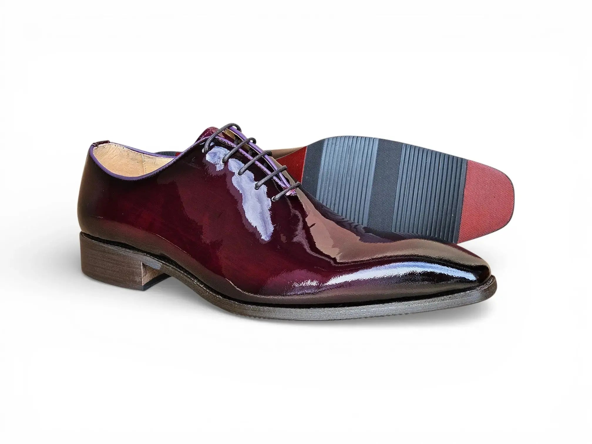 Carrucci Shoes KS Wholecut Burnished Oxford Patent Leather KS503 101P view 26