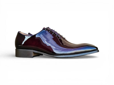 Carrucci Shoes KS Wholecut Burnished Oxford Patent Leather KS503 101P view 27