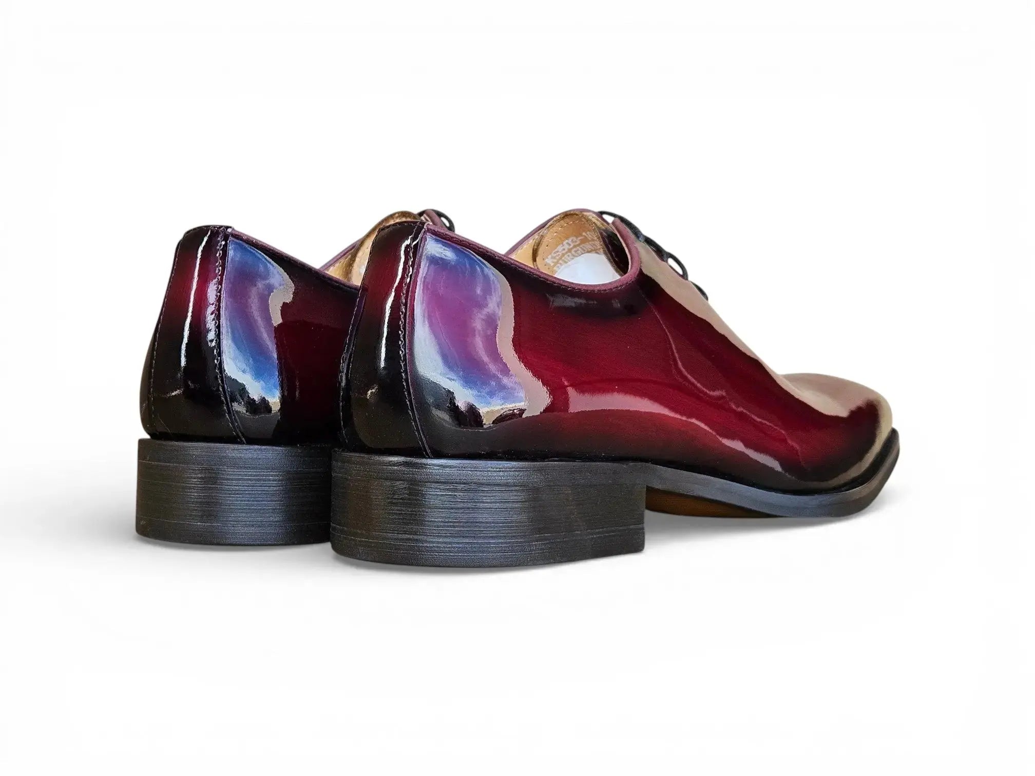 Carrucci Shoes KS Wholecut Burnished Oxford Patent Leather KS503 101P view 19