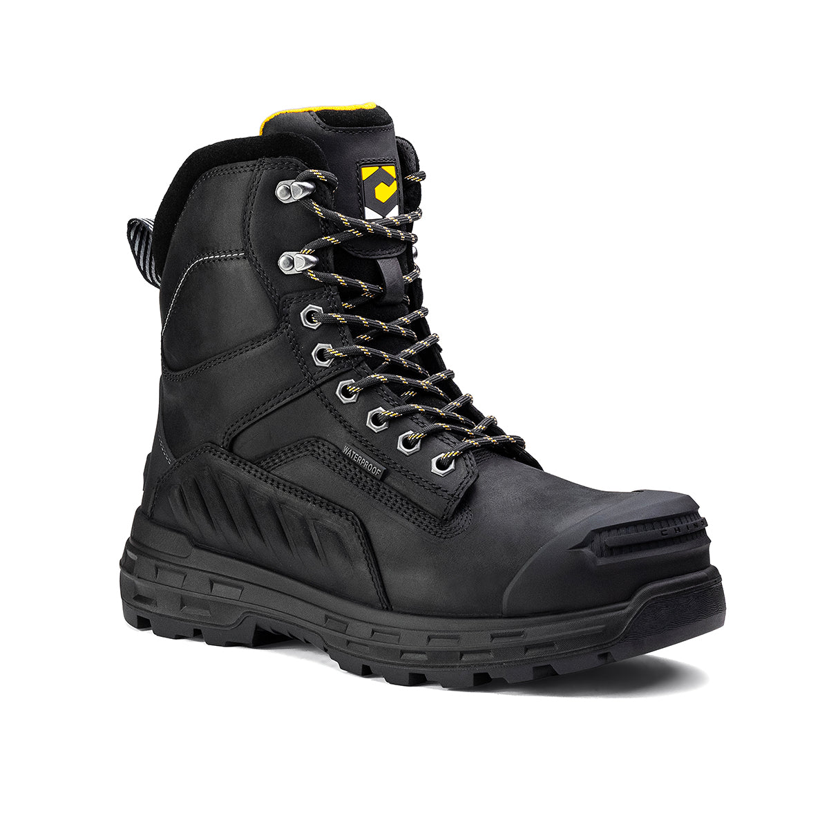 Wildwood 8” Waterproof Composite Toe Black Boot - Made in USA