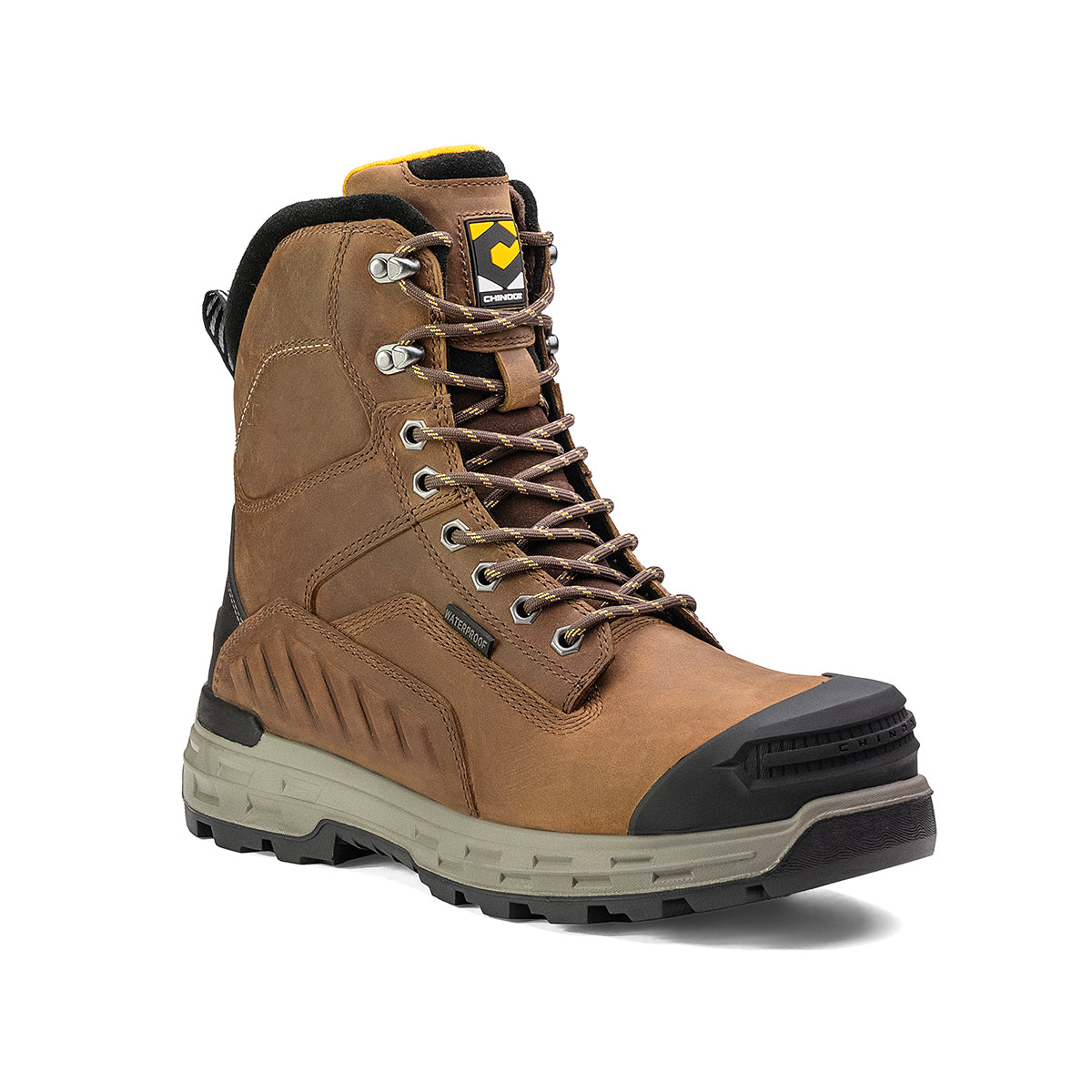 Wildwood 8” Waterproof Composite Toe Brown Boot - Made in USA