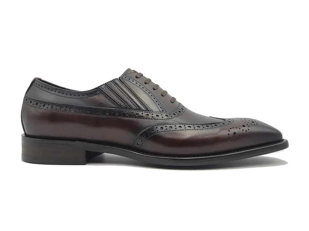 Carrucci Shoes Ks Wingtip Slip On Oxford Classic Leather KS509 18 view 13