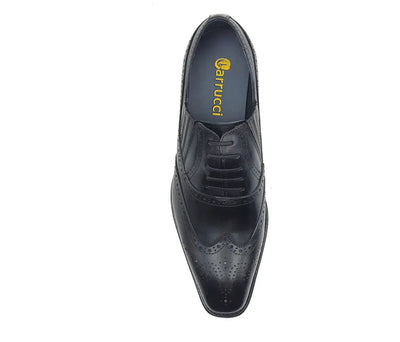 Carrucci Shoes Ks Wingtip Slip On Oxford Classic Leather KS509 18 view 25