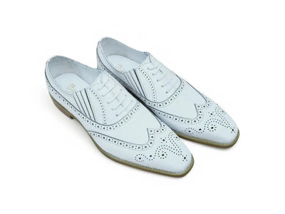 Carrucci Shoes Ks Wingtip Slip On Oxford Classic Leather KS509 18 view 20